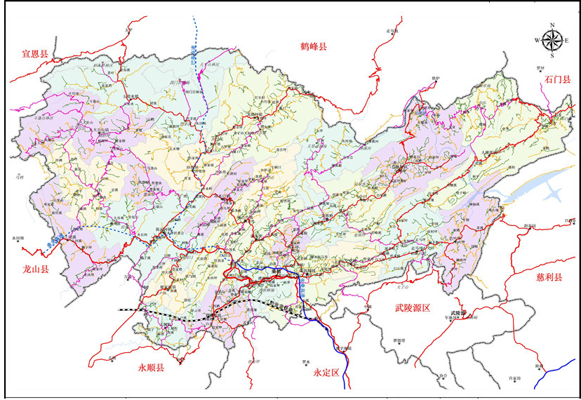 桑植县行政地图到村_副本.jpg 桑植县行政地图到村_副本.jpg